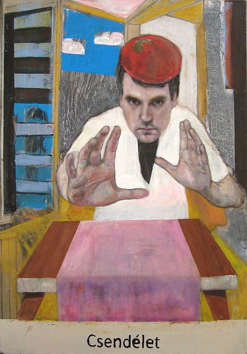 Beschwörer | Öl, Acryl auf Leinwand | 100x70cm | 2011