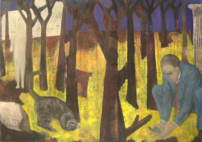 Brandstifter | Öl auf Leinwand | 85x120cm | 2008