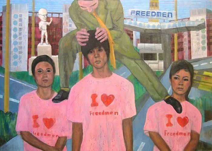 Freedmen | 100x140cm | Öl auf Leinwand | 2013