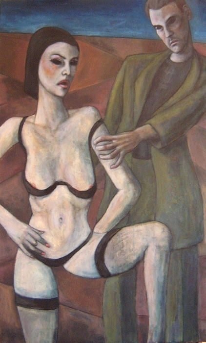 Das Freudenmädchen | Öl auf Leinwand | 130x80cm | 2005