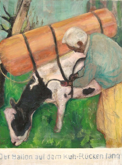 Kuh | Öl auf Leinwand | 95x70cm | 2011