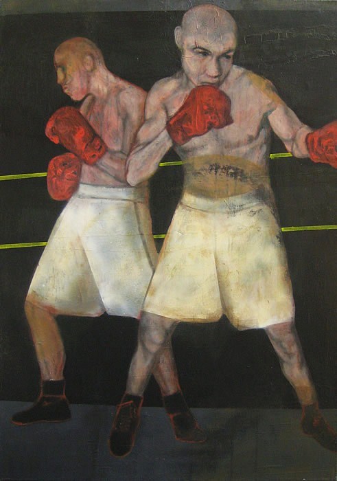 Rivalen | Öl auf Leinwand | 120x85cm | 2011