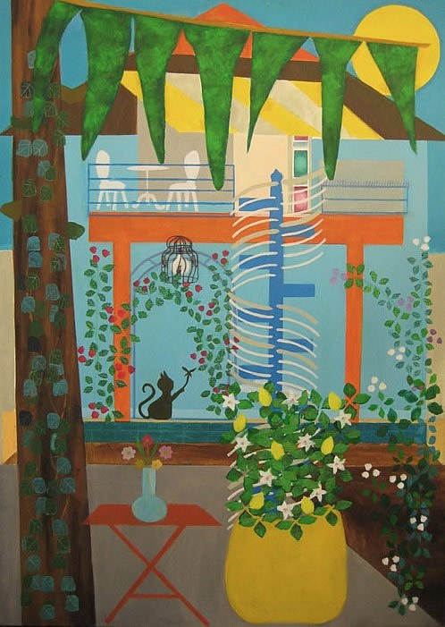 Andenken an Boszi | 140x100cm | Acry auf Leinwand | 2016 PrevNext